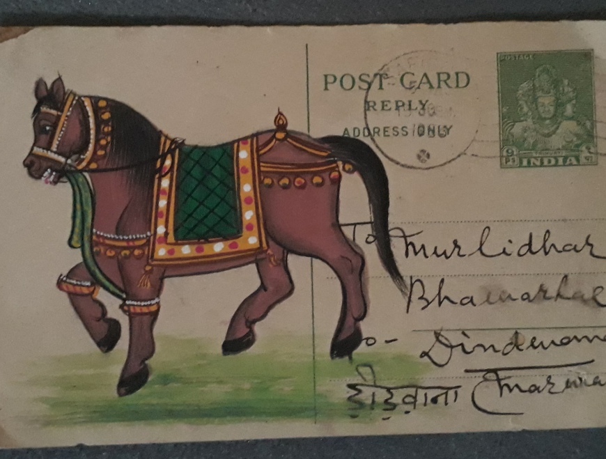Handpainted postcards from Bundi, Rajasthan