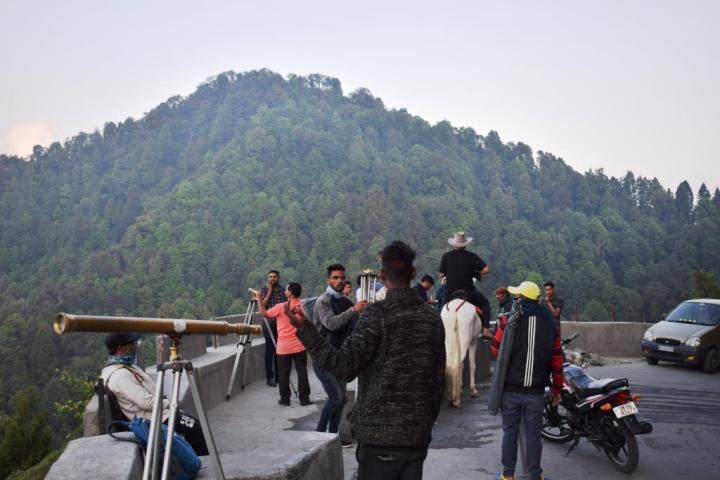 Viewpoint called Himalaya darshan, Nainital, Uttarakhand, India
