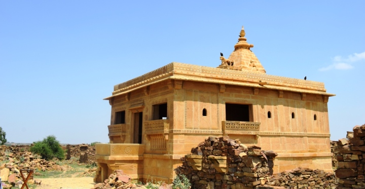 shiva temple, kuldhara Jaisalmer, Rajasthan, India